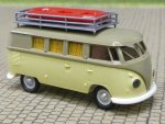 1/87 Brekina VW T1b Camper, grau/hellgrün 1960, 31638