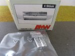 1/87 AWM Zubehör LKW Tanks eckig chrom 4 Stück 90054