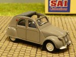 1/87 SAI Citroen 2 CV AZLP 1958 grau offen Rolldach grau 6010 SAI