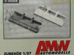 1/87 AWM Zubehör  Unterfahrschutz Auflieger Kögel unbedruckt 5 Stück 90062