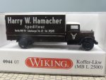 1/160 Wiking N Spur MB L 2500 Koffer-LKW Hamacher 0944 07