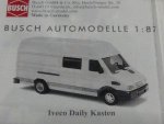 1/87 Busch Iveco Daily Kasten Bausatz weiß 60270