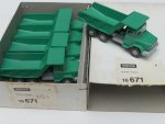 1/87 Wiking Händlerpackung Magirus Muldenkipper 5 Modelle, OVP mit Lagerspuren! 671