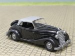 1/87 Busch MB 170 S Cabrio dunkelgrau geschlossen Praline
