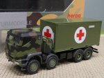 1/87 Herpa Iveco Trakker 8x8 Bundeswehr mit Sanitätscontainer 747219