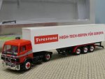 1/87 Herpa MB SK Firestone Koffer-Sattelzug