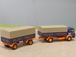 1/87 Brekina Magirus Pluto RWFK Wuppertal Planen-Hängerzug