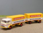 1/87 Brekina Magirus Pluto Holsten Bier Planen-Hängerzug