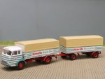 1/87 Brekina Magirus Pluto Naturella Obstsäfte Planen-Hängerzug