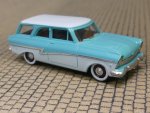 1/87 Brekina Ford 17m Kombi hellblau/weiß Reifen vorne links schwarz #16