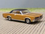 1/87 Brekina Pontiac GTO Coupe goldbraun-metallic/schwarz 1965, 18104