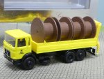 1/87 Herpa MAN F90 DBP Deutsche Bundespost mit Beladung 181013