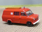 1/87 Brekina Ford Transit MK1 Feuerwehr rot/weiss 34161