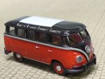 1/87 Brekina VW T1b Samba schwarz/rot 1960, 31852
