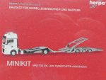 1/87 Herpa MiniKit MAN TGX XXL LKW-Transporter-HZ weiß 013529