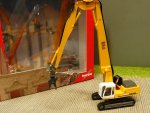 1/87 Herpa Liebherr Raupenbagger R954 Longfront mit Abbruchzange 152006-001