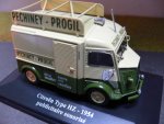 1/43 Eligor Citroen HY Pechiney Progil publicitaire sonorisé 1954 geblistert