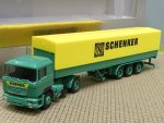 1/87 Herpa MAN F90 Schenker Planen-Sattelzug