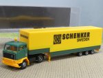 1/87 Albedo Volvo F88 Schenker Sweden Planen-Sattelzug