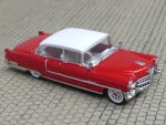 1/87 Brekina Cadillac Fleetwood rot, Dach weiß 1955, 18358