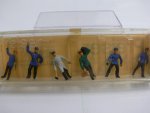 1/87 Preiser Arbeiter in Uniformen 10