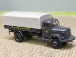 1/87 Brekina Magirus 125 Deutsche Bundesbahn Plane flach Seilwinde