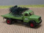 1/87 Brekina Magirus 125 Baumschule mit Beladung Flachpritsche