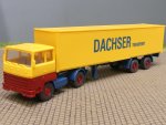 1/87 Wiking Ford Transcontinental Dachser gelb/dunkelrot Koffer Sattelzug 540