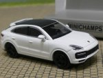 1/87 Minichamps Porsche Cayenne Turbo Coupe weiß 2019, 870069120