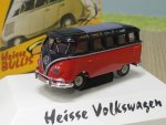 1/87 Brekina # 0861 VW T1 Samba Heisse Volkswagen schwarz/rot