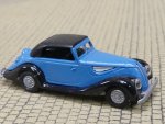 1/87 Busch BMW 327 blau/schwarz Praline