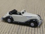 1/87 Busch BMW 327 Cabrio graubeige/schwarz Praline