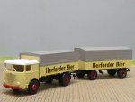 1/87 Brekina Büssing LU 11 Herforder Bier Planen-Hängerzug