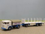 1/87 Brekina Büssing LU 11 Circus KNIE CH Zugmaschine + Rungenhänger
