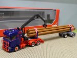 1/87 Herpa Scania CR 20 ND Langholz-Transporter 316781