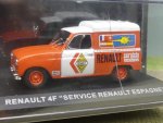 1/43 Renault 4 F Renault Service - Riss in Vitrinenbox