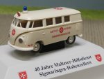 1/87 Brekina # 0706 VW T1 b Malteser-Hilfsdienst Sigmaringen-Hohenzollern