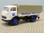 1/87 Brekina MB 328 Brauhaus Schweinfurt Plane grau Planen-LKW