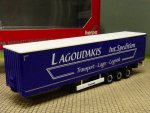 1/87 Herpa Gardinenplanen-Auflieger Lagoudakis 313568
