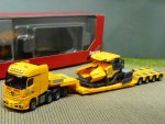 1/87 Herpa MB Actros SLT Max Bögl Tieflade SZ mit Vögele Deckenfertiger 1900i 313421