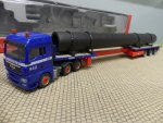 1/87 Herpa MAN TXG XLX Westfracht Teletrailer-SZ mit Röhrenladung 156967