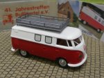 1/87 Brekina # 2268 VW T1 b 41. Treffen Bulli Kartei Rheno