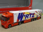 1/87 Herpa MB  Actros `18 Bigspace 15 Meter Kühlkoffer-SZ Wirtz Popart 315593