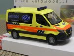1/87 Busch Mercedes Benz Sprinter ASG Ambulanz Hamburg 53457