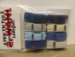 1/87 Brekina VW Typ 3, 8 Modelle, 2.Wahl 99306