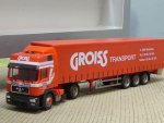 1/87 Herpa MAN F2000 GROIS Transporte Österreich Gardinenplanen-Sattelzug