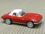 1/87 Brekina Chevrolet Corvette C2 Cabrio rot 18026