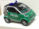 1/87 Busch Smart City Coupe Polizei grün/silber