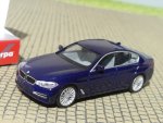 1/87 Herpa BMW 5er Limousine tansanitblau metallic 430692-004