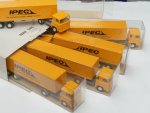 1/87 Wiking Händlerpackung Scania 111 IPEC Koffer-Sattelzug 5 Modelle 546R